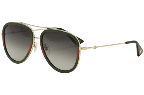 gucci gg0062s 003 gold green gg0062s|Gucci women s gg0062s sunglasses.